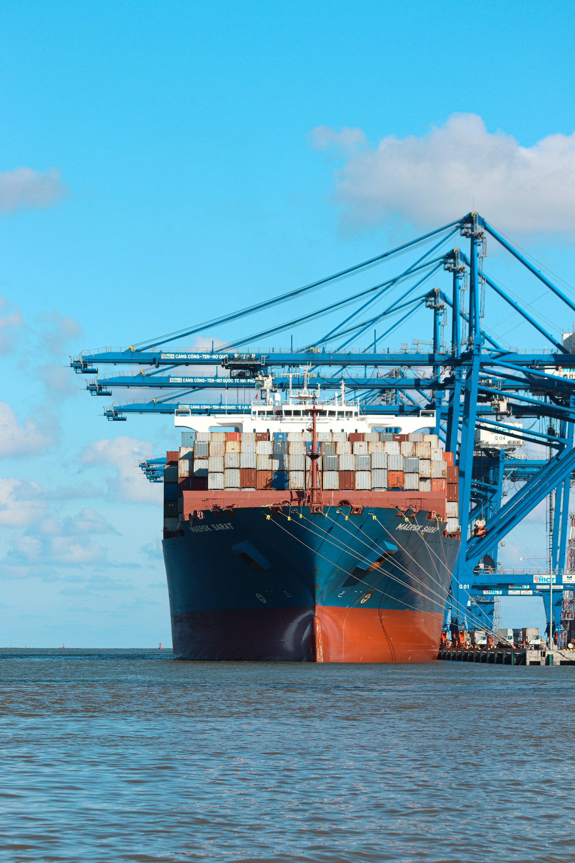 Container port logistics